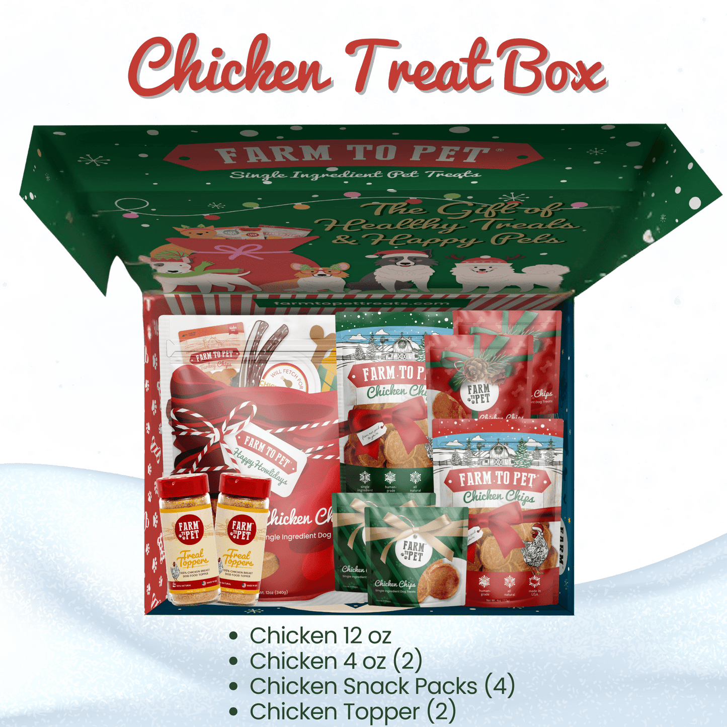 Chipmas Cheer Holiday Dog Treat Box