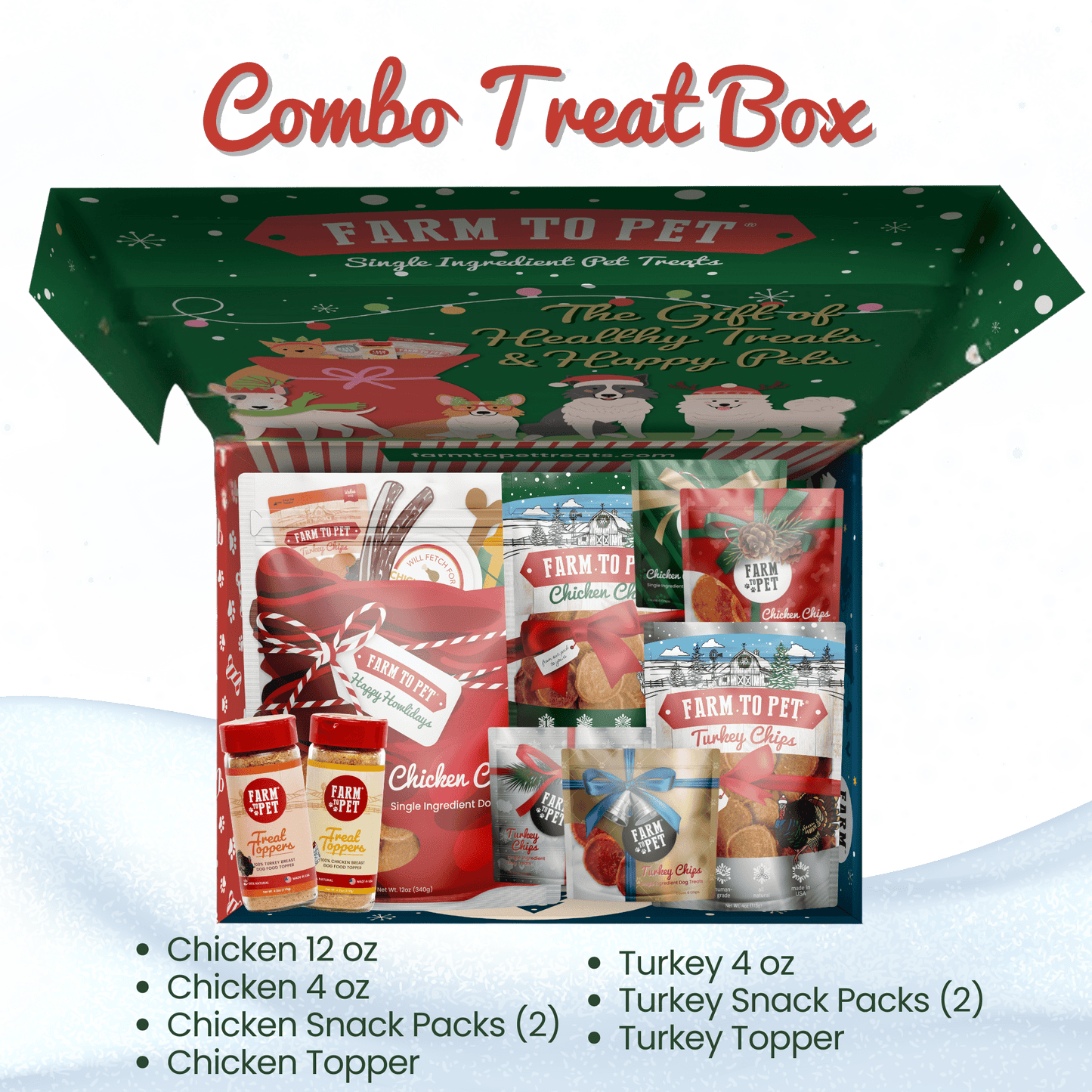 Chipmas Cheer Holiday Dog Treat Box