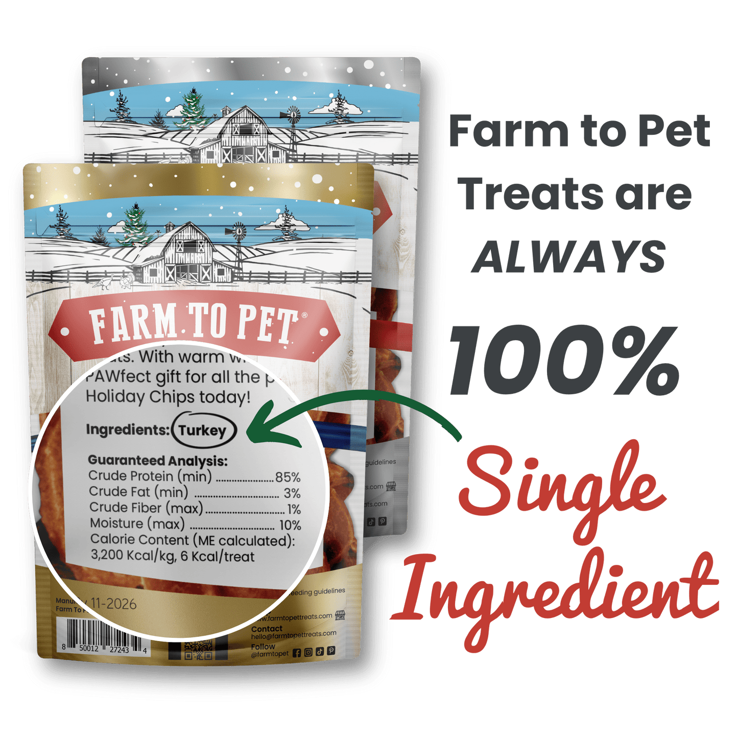 Holiday Chips for Dogs