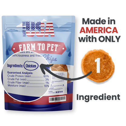 Americana Chicken Chips for Dogs Chips Farm To Pet 