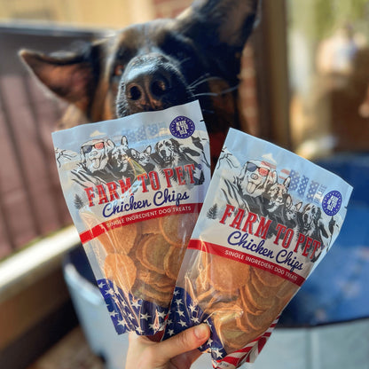 Americana Chicken Chips for Dogs Chips Farm To Pet 