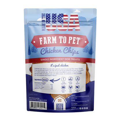 Americana Chicken Chips for Dogs Chips Farm To Pet 