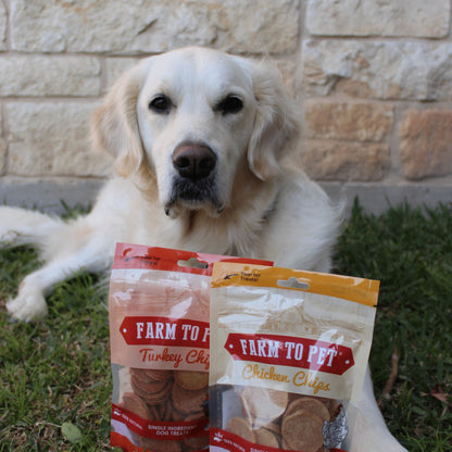 Chicken & Turkey Dog Treat Bundles Chips Farm To Pet 