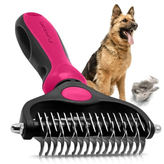 The Original FureverBrush® - Pro Grooming Tool in Pink Dog Supplies NuewayPets 